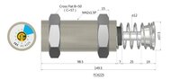 Fc 4225 Shock Absorber - M42 Thread 1.5mm, 25mm Stroke | Adjustable Structure For Enhanced Energy Absorption & Versatile Applications