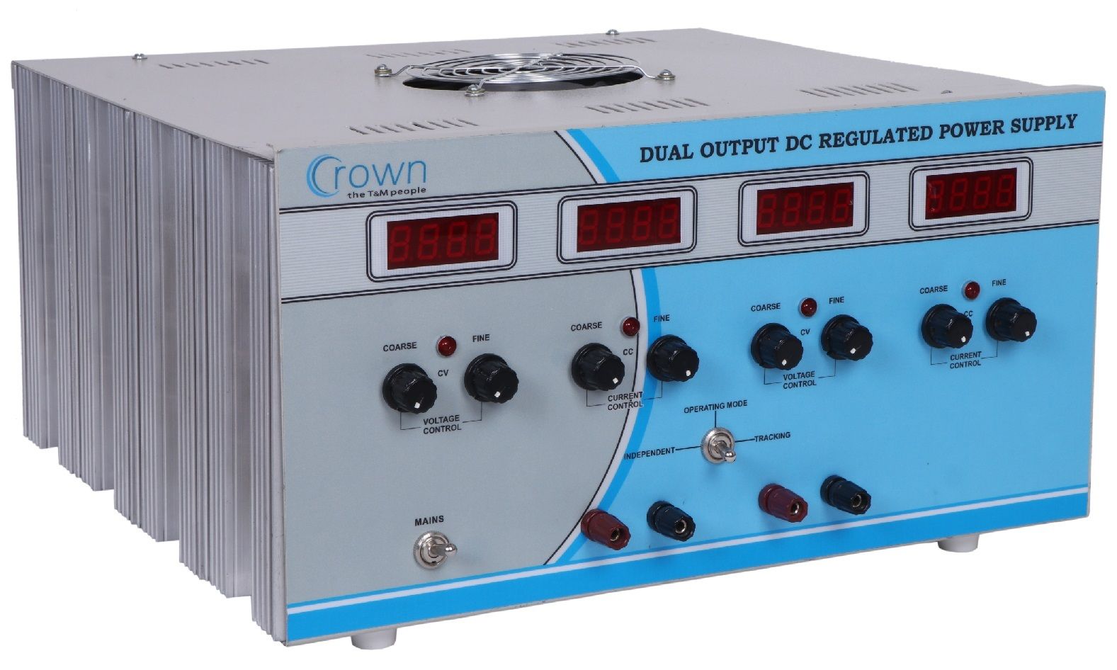 DUAL OUTPUT DC REGULATED POWER SUPPLY 0-+64V 10A