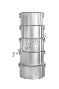 Aluminium Tope 80-84 - Size 80x84 Inches, Water Capacity 430 Liters, Rice Capacity 105 Kgs, Silver Color, With Cover And Multiple Handles | Aluminium Material, Thickness 5.9 Mm