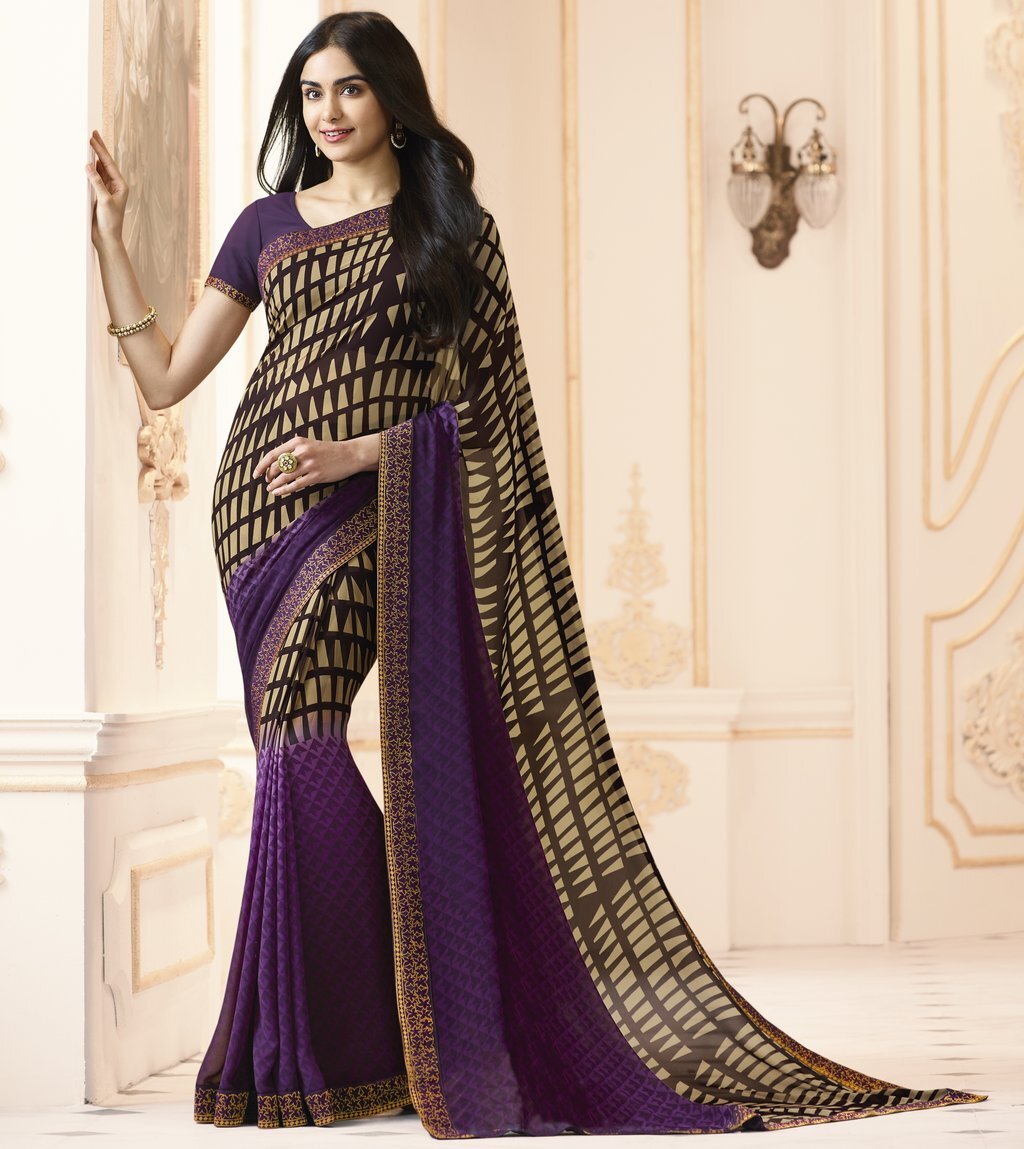 Georgette styalist saree