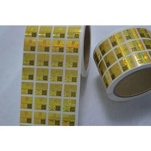 Glossy Hologram Barcode Labels