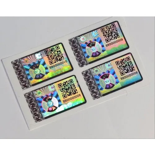 Waterproof Hologram Barcode Labels