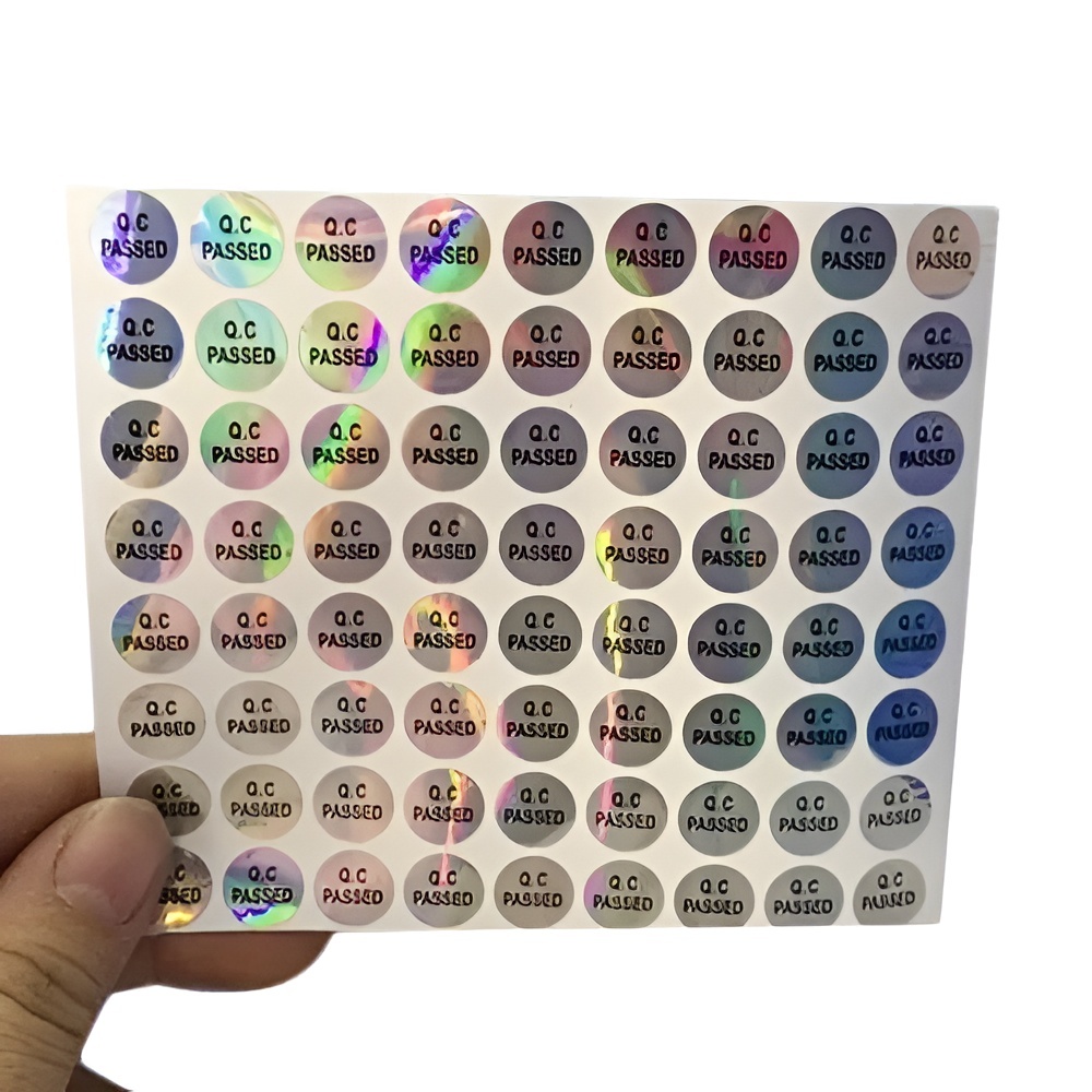 Hologram Overprint Sticker