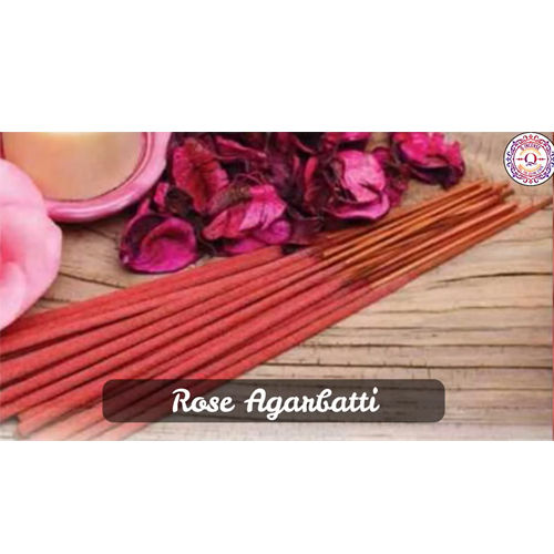 Rose Incense Sticks - Customized Sizes, Herbal Fragrance, Eco-Friendly Aromatic Experience for Meditation and Yoga