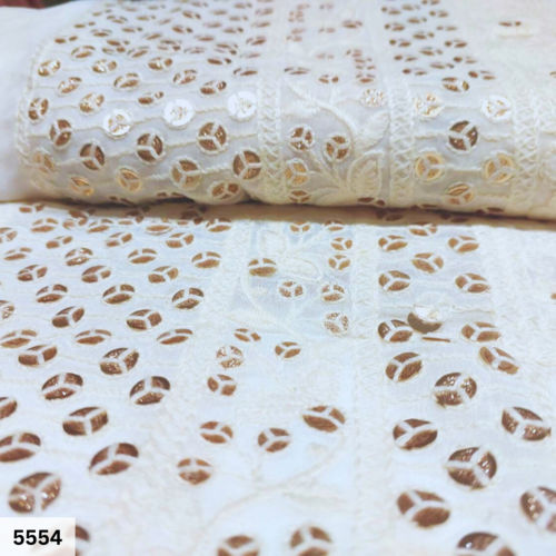 Lucknowi Chikankari sherwani fabric