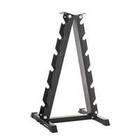 An-777 Vertical Dumbbell Rack - Adjustable For Various Dumbbell Sizes | Commercial Grade Gym Equipment, Ideal For Muscle Toning And Strength Gaining, 1 Year Warranty