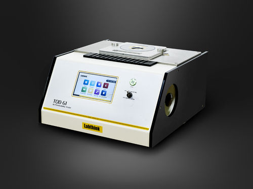 Air Permeability Tester  to test composite blanket specimens per ASTM D737