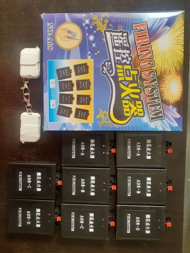 A08 Channel Cold Fire Remote Cold Pyro