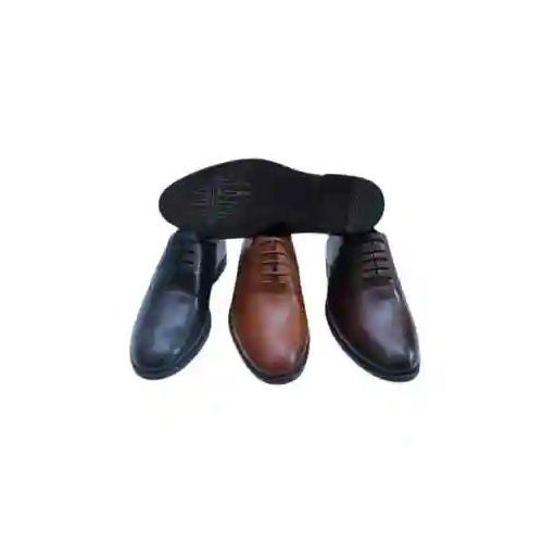 Black Mens Lace-up Leather Formal Shoes