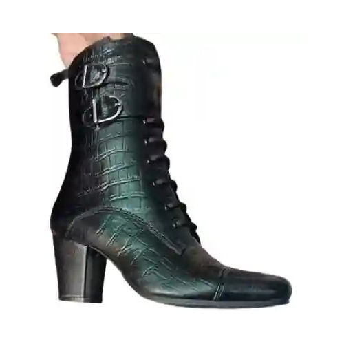 Ladies Stylish And Comfortable Black Leather Boots