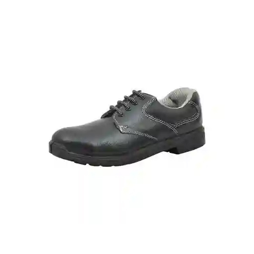 Mens Lace Closure Black Nitrile Sole Safety Shoes