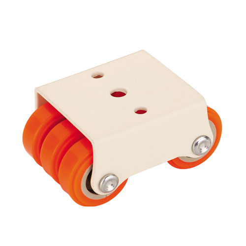 PU Orange Six Fix Wheel Castor