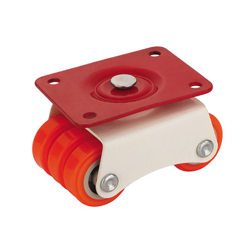 PU Orange Six Moving Wheel Castor