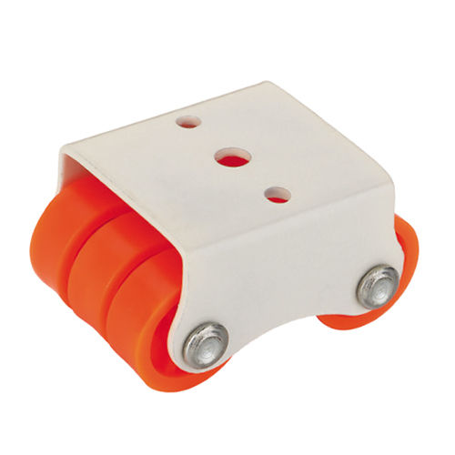 Mini Orange Six Fix Wheel Castor