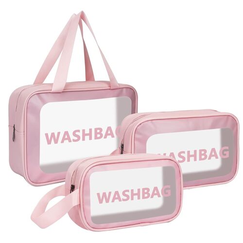 3 PC WASH BAG (Multicolor)