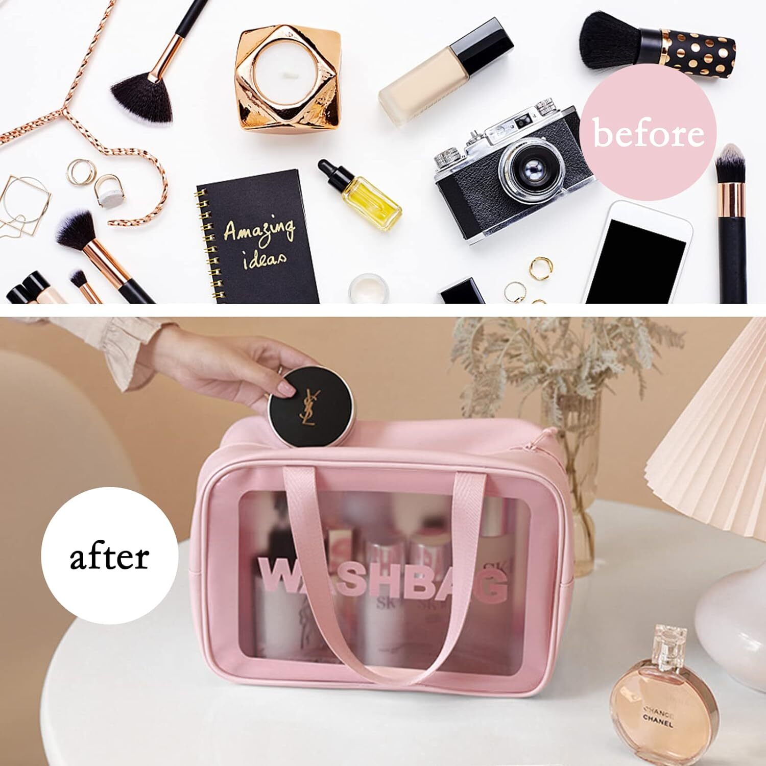 3 PC WASH BAG (Multicolor)