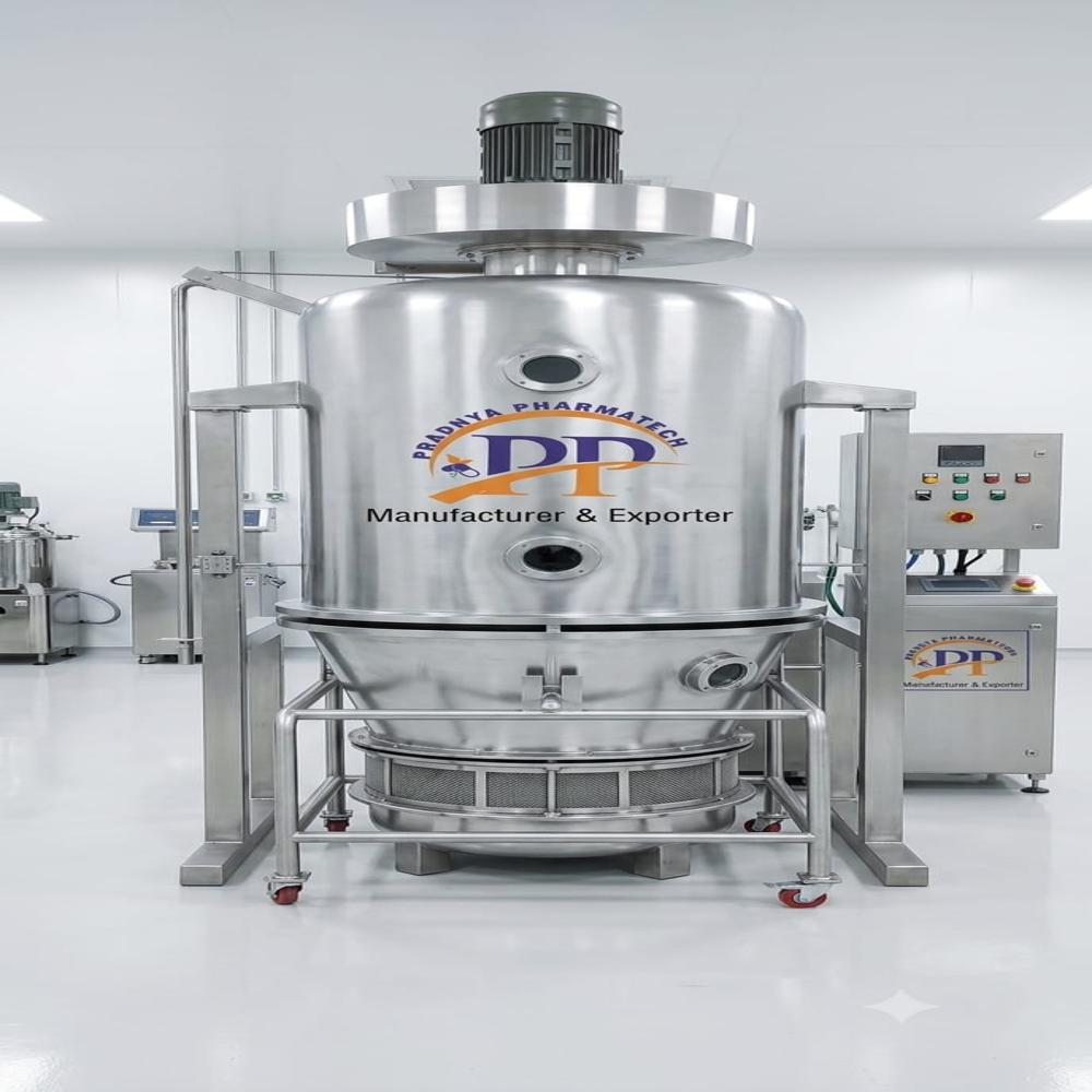 Fluid Bed Dryers - 21-30 Kg/hr Capacity, Automatic Control, Silver Stainless Steel, 220v Volt