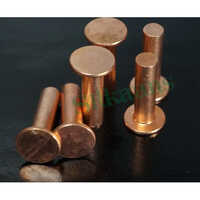 Electrical Contact Rivet - Brass, 0.8mm To 12mm Diameter, Length Up To 100mm | Ideal For Auto Electrical Industry Applications