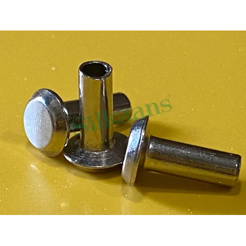 Silver Mild Steel Luggage Rivet