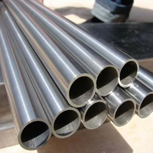 304L Stainless Steel ERW Welded Pipe - Round Shape, Silver Finish | High Durability, Ideal for Construction Applications