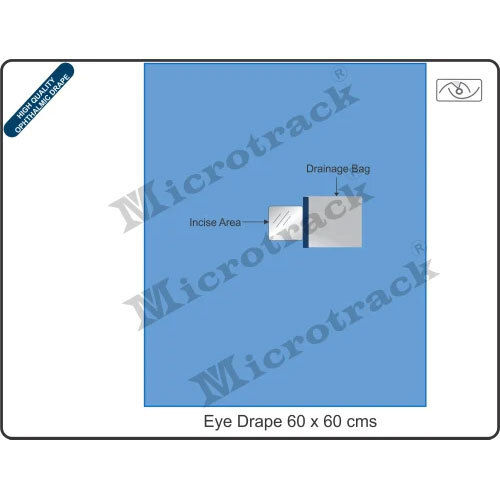 Ophthalmic Drape 60 x 60 cms - Disposable Surgical Eye Drape