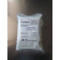 Disposable Drapes - Poly Material, 43 X 66 Mm, White | Sterile Disposable, Adhesive Area 9 Cm X 9 Cm, Portable For Hospital And Clinic Use