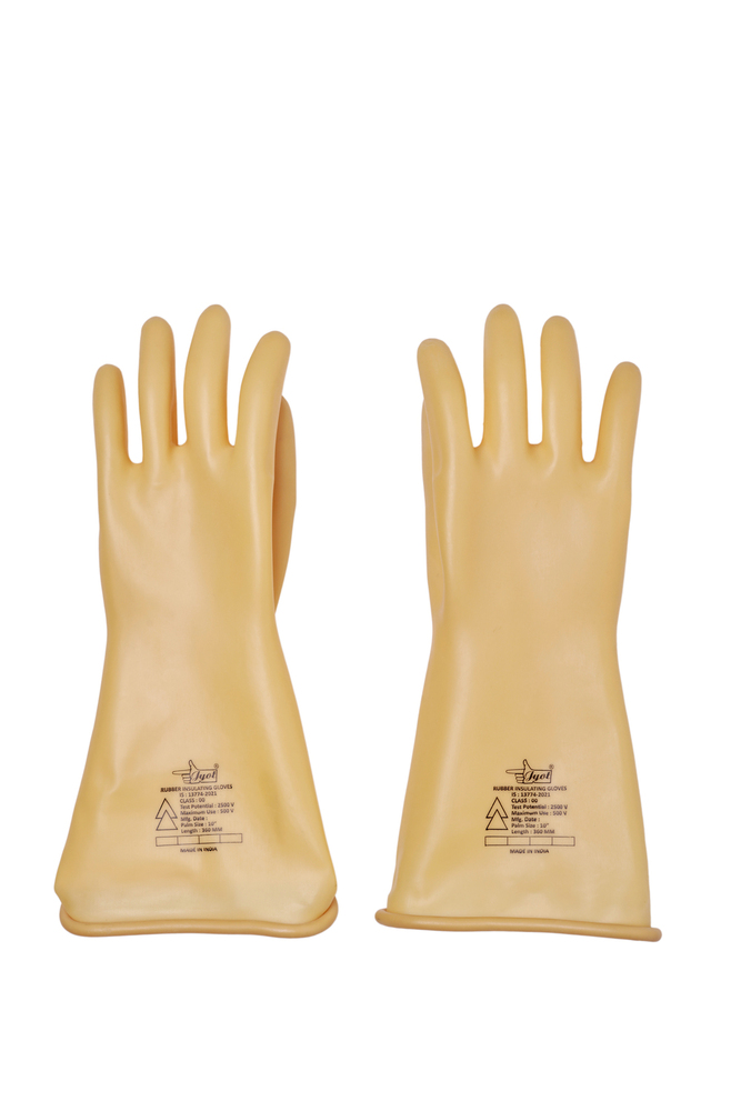500v Electrical Shockproof Rubber Hand Gloves