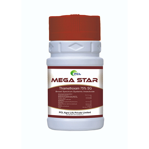 Mega Star (Thiamethoxam 75% Sg Board Soectrum Systemin Insecticide) - Application: Agriculture