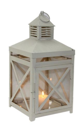 White Colour Metal Lantern