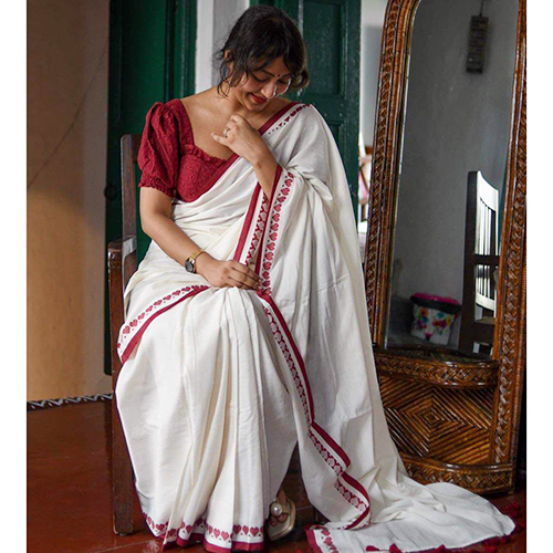 Cotton saree