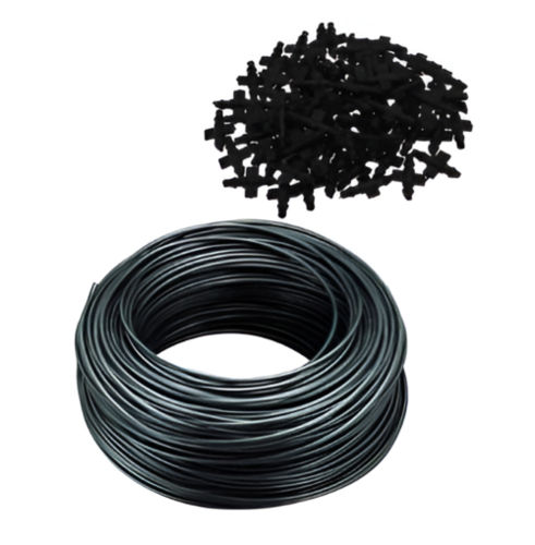 4mm for Home Garden,4mm Feeder Line Pipe, Self-Watering Spikes for Plants 100 m