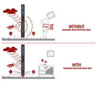 Automatic Drop Down Door Seal / Concealed Door Seal