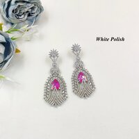 Latest American Diamond Earrings