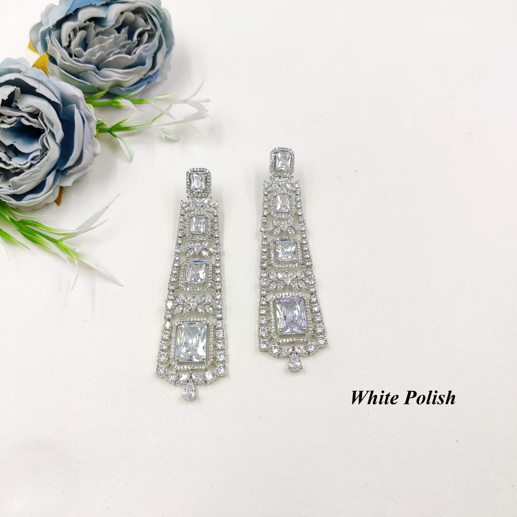 Elegant American Diamond Earrings