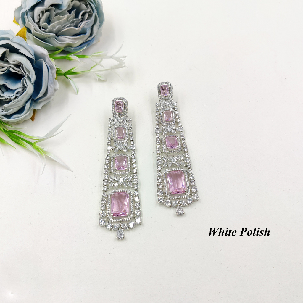 Elegant American Diamond Earrings