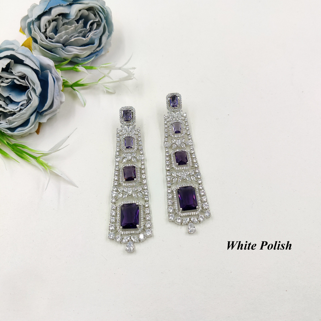 Elegant American Diamond Earrings