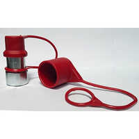 Protective Coupling Dust Caps - Plastic/aluminum Material, Available In Various Sizes, Maroon Color | For Safety From Dust, Improves Product Life