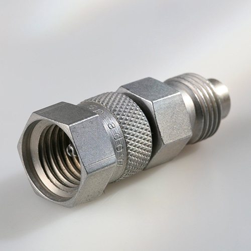 Pressure Gauge Connector - Color: Silver