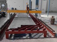 Cnc Gas Cutting Machine - Steel, 14000x4000x1800 Mm, Yellow | 5000 Kg/day Capacity, Full Automatic Function, 6000 Mm/m Cutting Speed