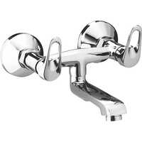 Crown Non Telephonic Mixer - Brass Material, Customize Size, Glossy Nickel Finish | Round Shape For Versatile Kitchen Use