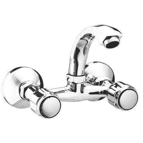 Silver Deluxe Sink Mixer