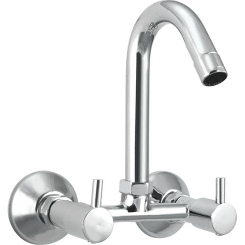 Silver Flora Sink Mixer