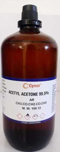 Acetyl Acetone 99.5% Ar (2.5lit) - Chemical Formula C5h8o2, Amber Bottle , High Purity, Laboratory Use, Reagent Grade, Versatile Synthesis