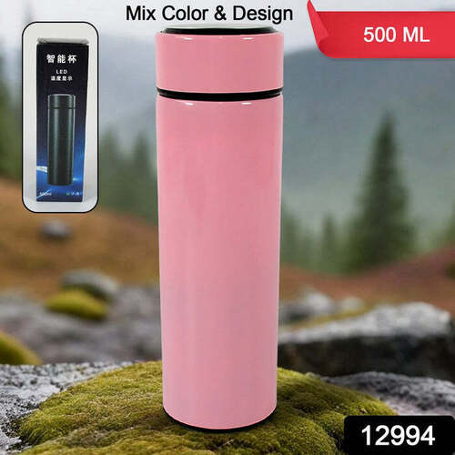 SMART VACUUM INSULATED WATER BOTTLE WITH LED TEMPERATURE