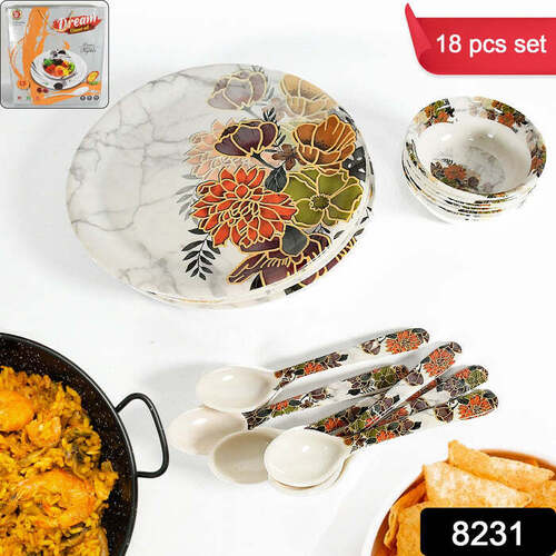 Dream High Quality Plastic Dinning Dinner Set