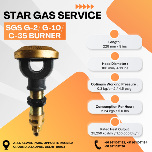 SGS G-10 GAS BURNER