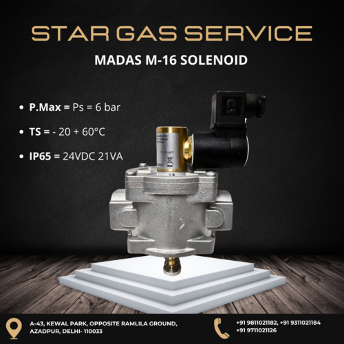 MADAS M-16 SOLENOID VALVE