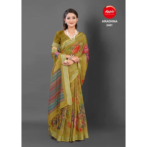 Pure Linen Sarees