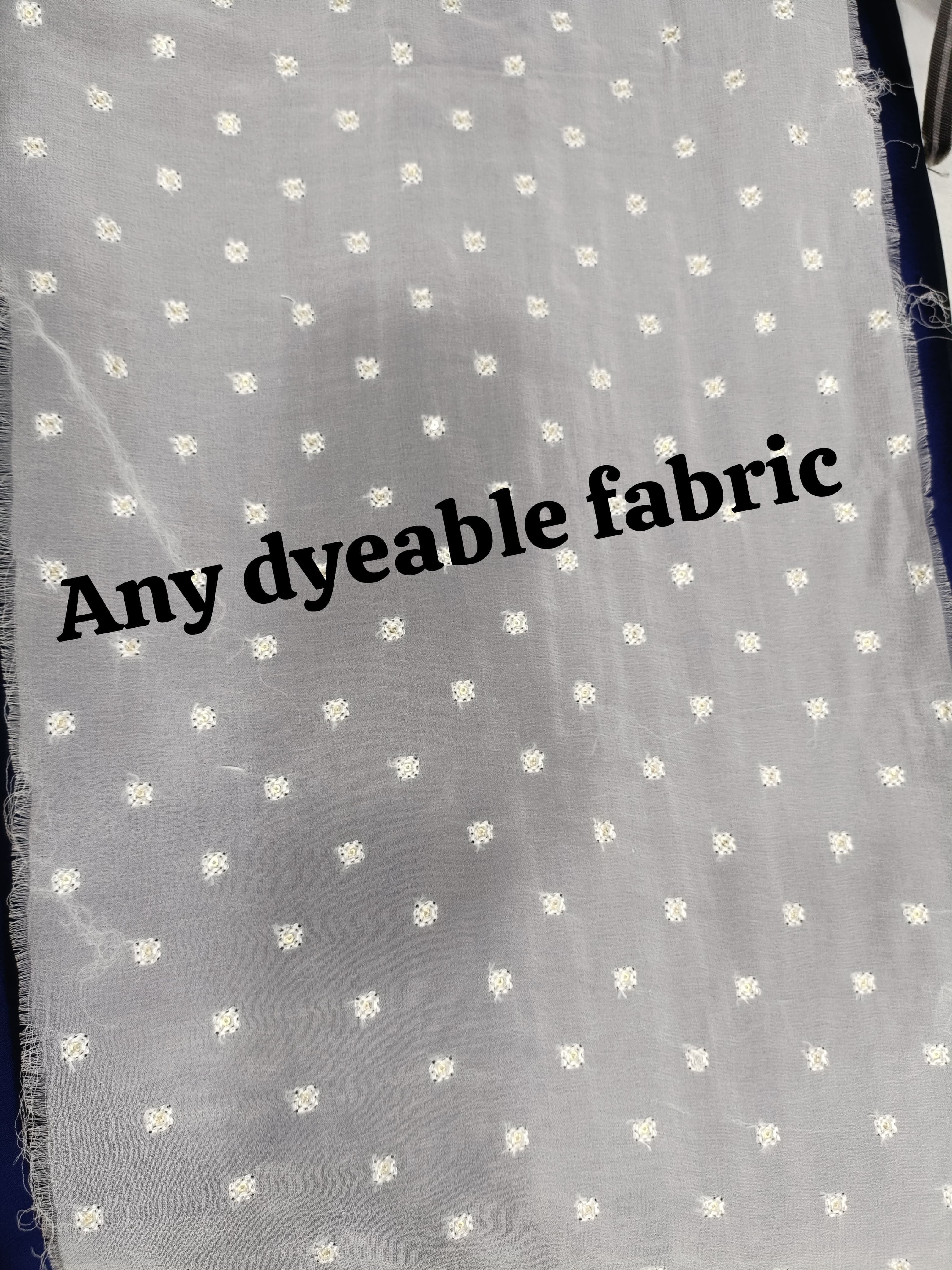 Dyeable Embroidery Fabrics