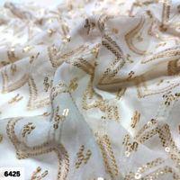 Dyeable Embroidered Sherwani fabric